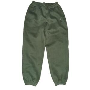 COMFRT Solid Olive Green Kid's Full Length Jogger Sweatpants Size XL Unisex